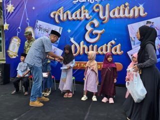 Momen Ramadan, PT TSH Brebes Santuni  Anak Yatim dan Dhuafa.