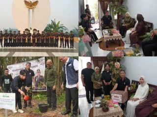 Kajati Kalbar Pimpin Ziarah ke Taman Makam Pahlawan, Lanjut tanam 500 Pohon