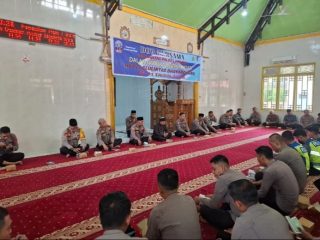 Doa Bersama Hari Lalu Lintas Bhayangkara ke-71, Polres Melawi Perkuat Semangat Pengabdian