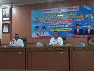 Tingkatkan Kualitas Layanan, Disdukcapil Kabupaten Tangerang Gelar Forum Konsultasi Publik Standar Pelayanan 2026