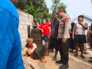 Hendak Curi Motor di Sukamulya, Terduga Pelaku Terseret Korban hingga 300 Meter dan Diamankan Warga