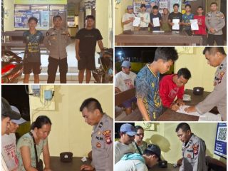 Patroli Rutin Polsek Ella Hilir dalam Penertiban balap liar dan penggunaan knalpot Brong
