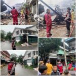 Polres Melawi Siagakan Personel di Lokasi Kebakaran